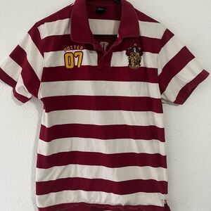 Harry Potter Wizarding World Polo Embroidered Shirt Large